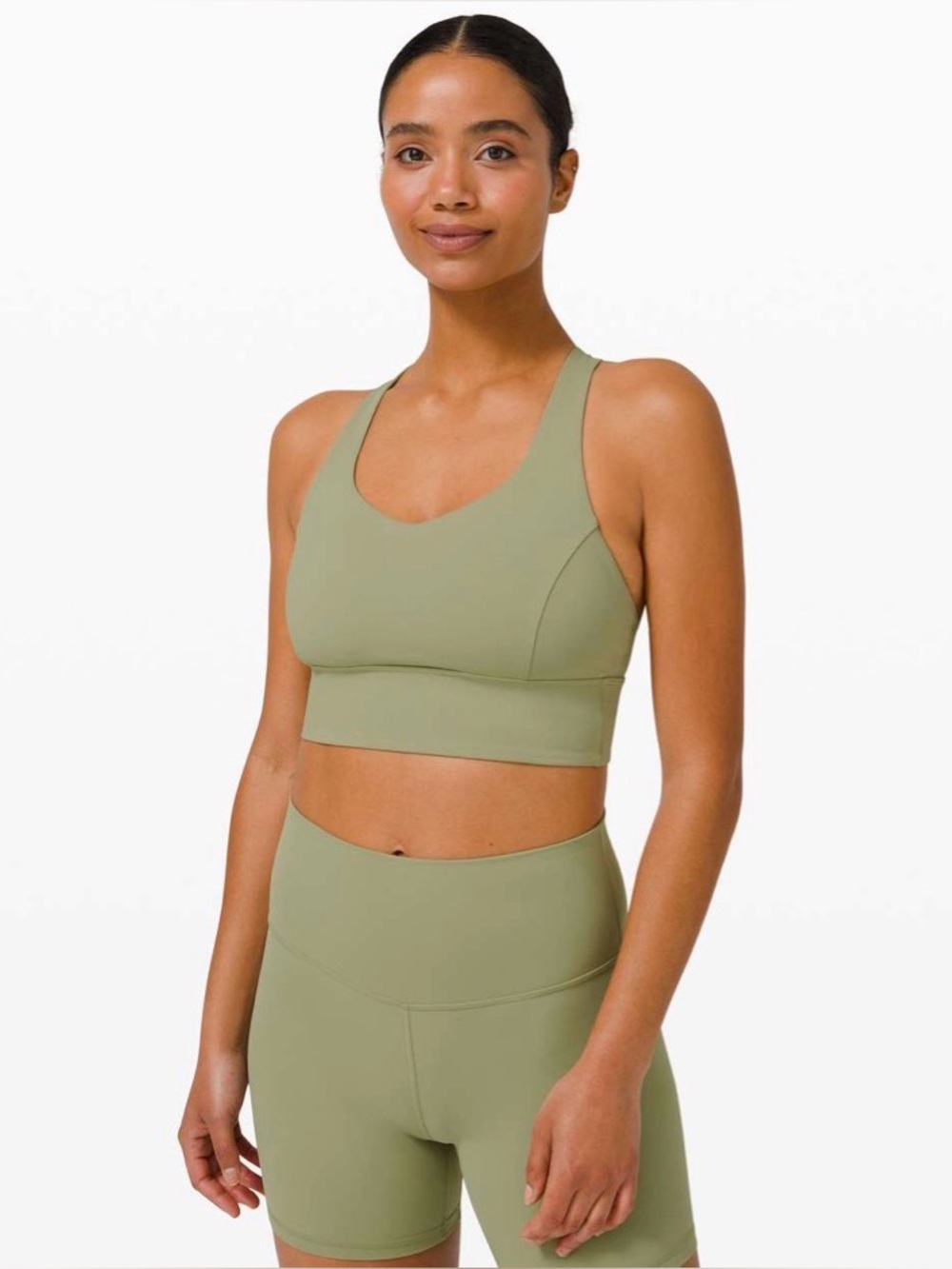lululemon Free to be Serene bra, Long Line, Light Support, size 10